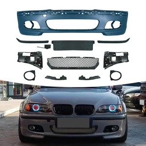 Kit carrosserie large <span class=keywords><strong>Rocket</strong></span> B <span class=keywords><strong>V2</strong></span> à prix d'usine, avec lèvre avant, extension d'aile et spoiler de coffre pour BMW Série 3 E46 4 portes modèle pré-LCI 2001-2005 - Product Image 1