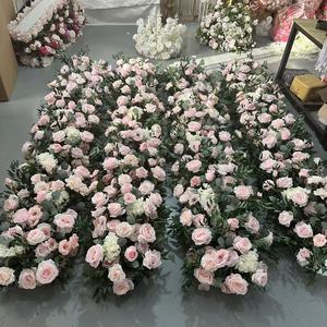 ทางเดิ<span class=keywords><strong>น</strong></span>ดอกไม้สีชมพู ขาว เขียว ขนาด 8 ฟุต สำหรับตกแต่งงา<span class=keywords><strong>น</strong></span>แต่งงา<span class=keywords><strong>น</strong></span> ขายดีจาก IFG - Product Image 1