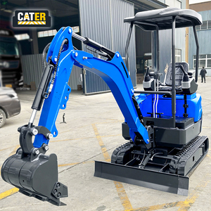 Escavadeiras Domésticas CQ8018 Aprovadas pelo CE, Mini Escavadeira CATER, Máquina de Microescavação com Motor KUBOTA, Escavadeira Pequena de 1 Tonelada à Venda - Product Image 5