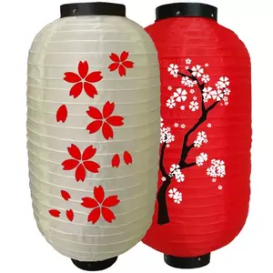 Cheap edition hand-printed hanging Chinese waterproof silk lantern