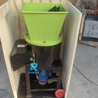 Broyeur de fourrage électrique domestique et agricole haute performance 600 kg/h pour ensilage, paille, herbe et céréales