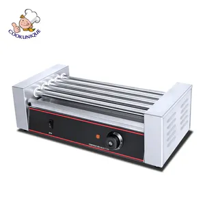 CE Approved Commercial Electric Hot Dog Grill 5-Roller Hot Dog Machine