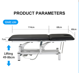 Camillas de <span class=keywords><strong>Fisioterapia</strong></span> Eléctricas para Gimnasio, Camilla de Tratamiento Quiropráctico, Camilla de Masaje Usada con Sistema de Reposapiés - Product Image 5