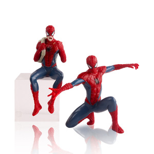Figurine d'<span class=keywords><strong>action</strong></span> de héros de dessin animé, mini-ornement, poupée à suspendre pour tasse et décoration d'ordinateur, <span class=keywords><strong>voiture</strong></span> et bureau à domicile - Product Image 4