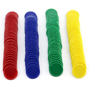 160 pièces 38mm jetons en plastique personnalisés comptant des tuiles avec boîte pour les jeux de société ensemble de jetons de <span class=keywords><strong>poker</strong></span> en plastique - Product Image 2