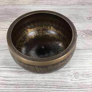Cuenco hecho a mano con sonido de Buda para meditación, Yoga, canto, cuenco de carillón de cobre auspicioso para servir, decoración, Meditación de Yoga - Product Image 5