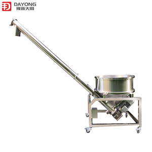 เครื่องป้อนผงแบบสกรู DY LSY Hopper / เครื่องป้อนแบบสกรู / สายพานลำเลียงสกรู สแตนเลส ปรับความเร็วได้ หมุนได้สองทิศทาง - Product Image 2