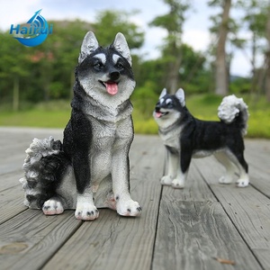 Vente directe usine : Statues de chien Berger <span class=keywords><strong>allemand</strong></span> grandeur nature en fibre de verre, figurines d'animaux mignonnes en résine - Product Image 2
