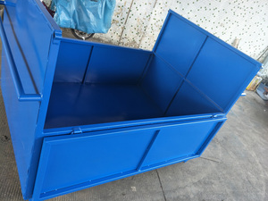 กล่องเก็บของเหล็ก Q235 ชุบกัลวาไนซ์แบบจุ่มร้อน ขนาดใหญ่ พับได้ แข็งแรง ทนทาน ประกอบเองได้ ยี่ห้อ <span class=keywords><strong>Yougu</strong></span> ขายดี ปรับแต่งได้ - Product Image 4