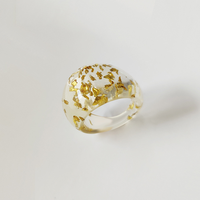 Amiee Jewelry Fashion Chunky Rings Bagues colorées pour femmes Bagues en résine Bijoux