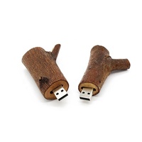 USB Flash Drive JIFU JF- Model Cabang Kayu 4GB/8GB/16GB/32GB/128GB USB 2.0 dengan Garansi 3 Tahun