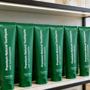 Pasta Dental Herbal sin Flúor con Menta, Venta al Por Mayor OEM, Limpieza Profunda del Aliento, Protección y Fortalecimiento con Nano Hidroxiapatita - Product Image 2