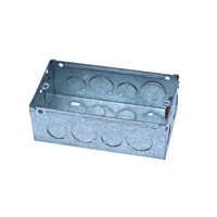 Standard britannique BS4662 GI boîtes en métal boîte de conduit électrique interrupteur et boîte de prise