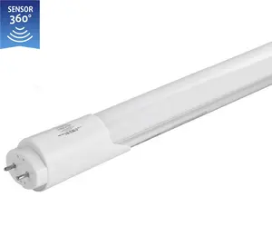 חדש הגעה חניה הרבה תאורת 18W 4ft T8 G13 מיקרוגל חיישן LED צינור אור עם חיישן תנועה