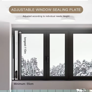 Plaque d'étanchéité télescopique promotionnelle en gros, 4 pièces, à embout plat, 150 mm, 43 cm, 10 cm, PVC 2,0 mm, pour raccord de climatisation - Product Image 4