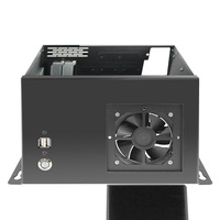 Pabrik OEM industri PC terpasang dinding ramping Mini Itx casing Server