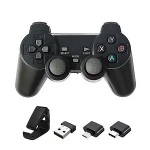 2.4G Wireless Game Controller für PS3 PC Android Phone TV Box Gamepad Joystick Mit Micro USB oder Typ C Adapter