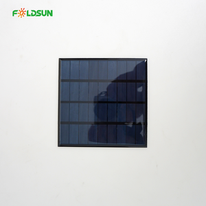 Mini Panel <span class=keywords><strong>Solar</strong></span> Monocristalino de Resina Epoxi 115x115mm, Alta Eficiencia 22.7%, IP67 Impermeable, Personalizable, Servicio OEM - Product Image 1