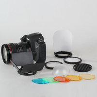 Kit d'accessoires pour flash de poche Triopo Tr-09 pour tête de flash ronde H200r/V1, Ad100pro et diffuseur optique Triopo Light