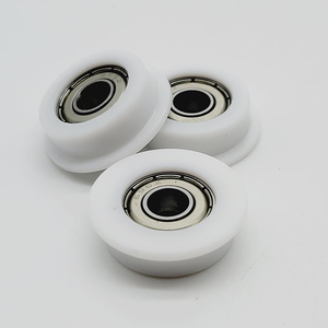 White single flange POM bearing self-lubricating low-friction lightweight plastic bearing for mechanical equipment - Product Image 4