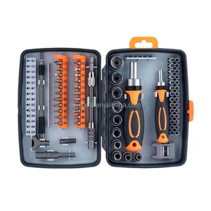 68Pcs Ratchet <b>Screwdriver</b> <b>Set</b> Magnetic Slotted Bits Length Adjustable Repair Hand Tool MYJ-SCS-X6068 Ratchet Screwdriv - Product Image 5