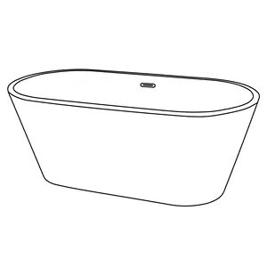 大甩卖: 顶级CE/cUPC认可的独立式浴缸1.2-1.7米浸泡浴缸，可堆叠包装