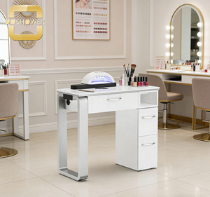 Tavolo da Manicure Moderno con Aspiratore, Tavolo Professionale per Manicure, Arredamento per Spa e Salone, Strumento per <span class=keywords><strong>Nail</strong></span> Art e <span class=keywords><strong>Studio</strong></span> - Product Image 2