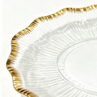 Assiettes en plastique résistantes, transparentes, en plastique rigide, pour mariage, anniversaire, banquet, restauration, service de nourriture