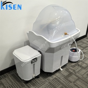 KISEN Moderne Bac de lavage portable pour spa capillaire et lit de shampoing avec circulation d'eau pour la maison, la salle de sport, la salle de bain et les salons de coiffure mobiles - Product Image 4
