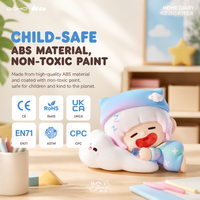 Boneka Plush Blind Box Seri Buku Harian Rumah, Figur Kartun Lucu Set Lengkap, Mainan Blind Box Koleksi Grosir OEM