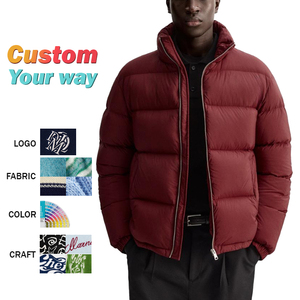 2024 fabricant de vestes en duvet logo personnalisé vêtements d'hiver de haute qualité veste polaire de luxe pour hommes veste d'hiver brodée - Product Image 1