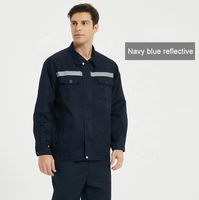 Vêtements de travail en coton respirant pour adultes, vente en gros, pour la construction, la réparation automobile, uniforme, logo personnalisé, sécurité, antistatique