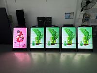 Écran LED d'intérieur P2.5, résolution 128x64, luminosité 1500cd, 170 °   Support mural pour écran avec angle de vision fixe