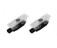 2 Piezas de Luces LED de Bienvenida para Puerta de Coche Maserati Quattroporte Levante Ghibli, Proyector de Sombra Fantasma con Logotipo