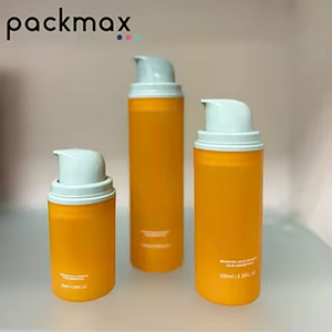Botellas de plástico sin aire de diseño moderno respetuosas con el medio ambiente personalizadas al por mayor para envases de cosméticos de lujo - Product Image 4