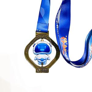 เหรียญรางวัลโลหะผสมสังกะสีสำหรับการเต้นรำและยิมนาสติก แบบ 3 มิติ สีทอง ได้รับการรับรองจาก OEM - Product Image 1