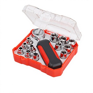 Xi Meng 13-piece Small and Medium Socket Wrench Combination Set 4-13mm 1/4 Ratchet Wrench Tool Set