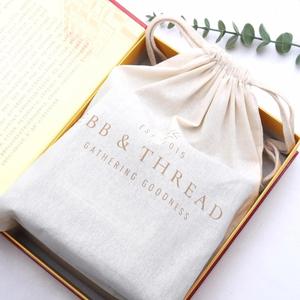 Sac à cordon en toile personnalisé en gros, imprimé sur mesure, écologique, pour jouets d'enfants - Product Image 3