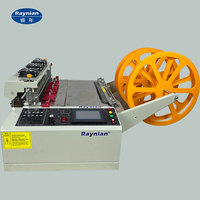 Machine à couper les bandes Raynian-400MM, machine à couper les rubans en nylon, machine à couper les bandes réglable, chaud et froid