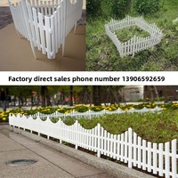 Petite clôture en plastique en gros Installation facile Barrière de jardin de style australien pour les cours et la maison Épissage gratuit