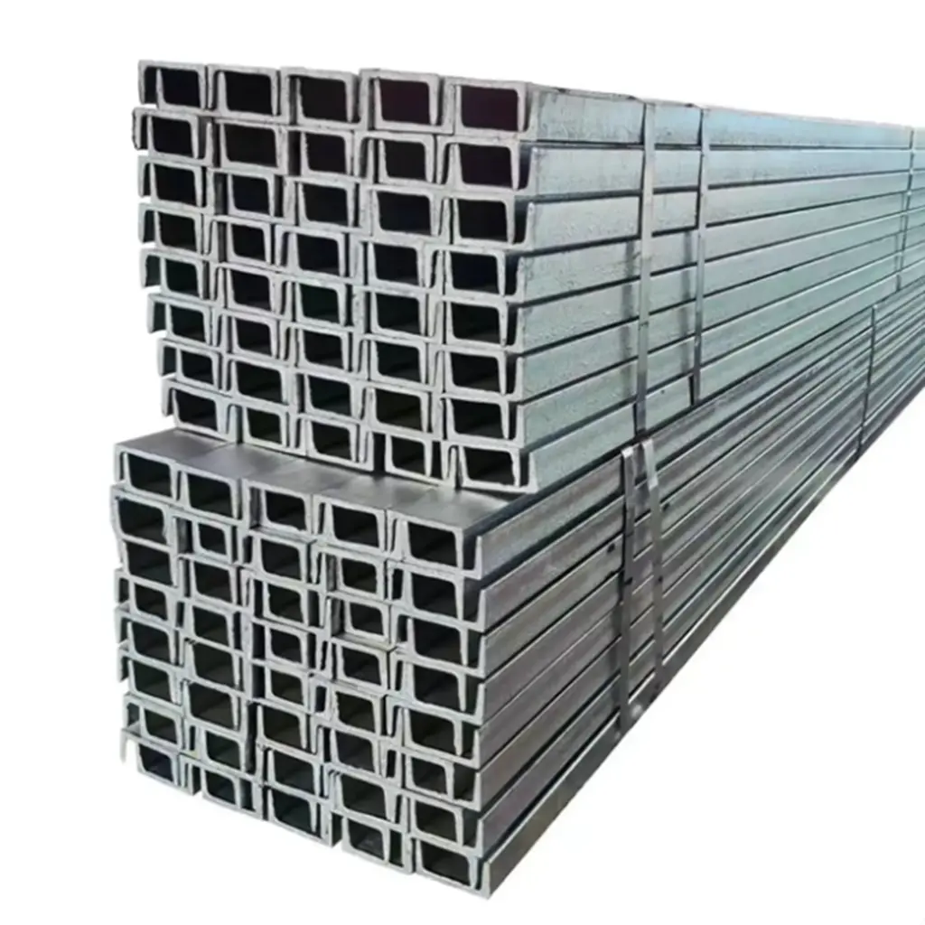 Q235 6 meter 9m 12m European Standard Hot rolled carbon Steel U Beam light U Channel UPN UPN100 UPE Metal Structural profile