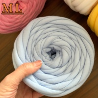 Velvet Bulky Chunky Yarn Arm Knitting Crochet DIY Soft Rug Making Tube Giant Yarn for Blanket Weaving Crocheting 100% Polyester