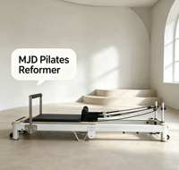MJD Reformer de Pilates en aluminium robuste pour usage domestique, équipement d'entraînement ciblé pour la sculpture corporelle et la pratique régulière