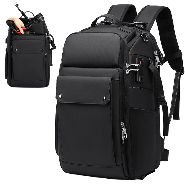 Multi-functional All-in-One Travel Camera Backpack Photographer Backpack Fits DSLR Camera/Drone/15" Laptop Backpack