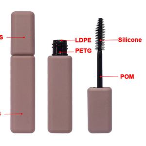 Tube de mascara personnalisé avec logo, 12 ml, peinture en caoutchouc rose, flacon de sérum pour cils, emballage en plastique pour mascara - Product Image 2