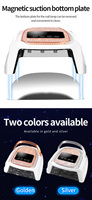 Lámpara de Uñas LED UV con Batería Recargable, Uso Inalámbrico y Pantalla de Diamante, Funciona con Todas las Marcas de Esmalte en Gel