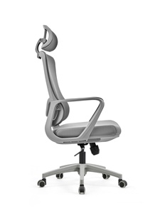 Giá rẻ Ergonomic xoay ghế đầy đủ lưới trở lại cao trở lại tựa đầu lăn bánh xe thoải mái bàn máy tính nội thất văn phòng nhà - Product Image 5