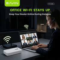 BAVIN Wifi Router CCTV Kamera Power Supply PC1236 18W DC 8800mah WI-FI Cadangan Daya Mini UPS