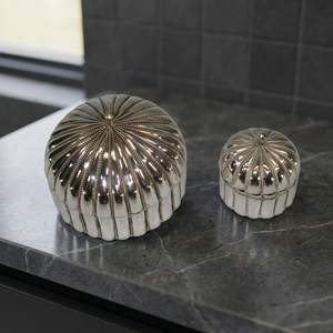 กล่องใส่ไม้จิ้มฟันทองเหลืองชุบเงิน - Product Image 3