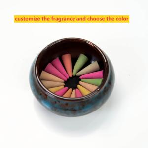 Custom Rose Geurende Wierook Set Met Bamboe Houders Bevat Stokken Bloemblaadjes Kegels Voor Aromatherapie <span class=keywords><strong>Diffuser</strong></span> Meerdere Geuren - Product Image 6